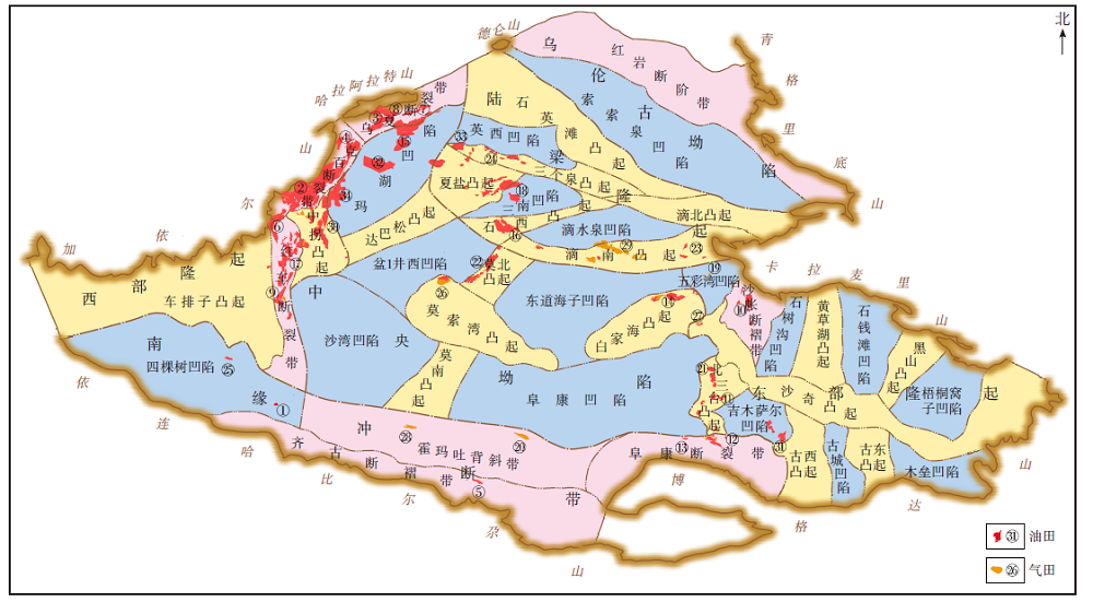 junggar basin map